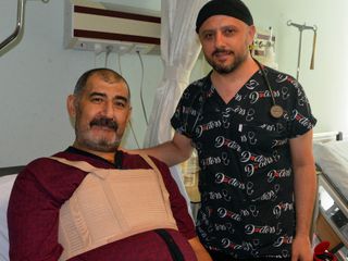 Kahramanmaraş'ta kalbinden 10 santim kitle çıkarıldı