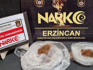 Erzincan’da uyuşturucu ele geçirildi