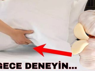 Sarımsak kokusuyla uyumanın faydası şaşırttı
