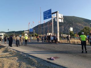 Manisa'da 1 kişinin öldüğü kaza kameraya yansıdı