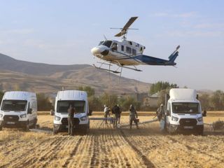 Van semalarında enerjiyi kesmeden zorlu görev: TEİAŞ ekibi helikopterle bakım yaptı