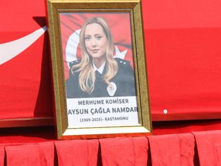 Kayseri'de kazada hayatını kaybeden komiser için tören