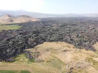 1855 yılında Tendürek Dağı'ndan akan lavların yuttuğu köyler araştırılıyor