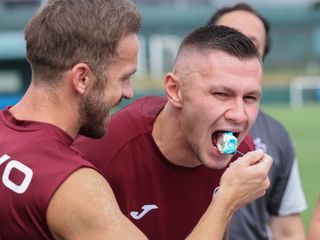 Trabzonspor’da Oleksandr Zubkov’a doğum günü sürprizi