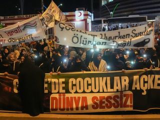 İsrail'in Gazze'ye saldırıları Diyarbakır'da protesto edildi