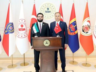 Ali Yerlikaya, Suriye mevkidaşı Enes Hattab ile görüştü