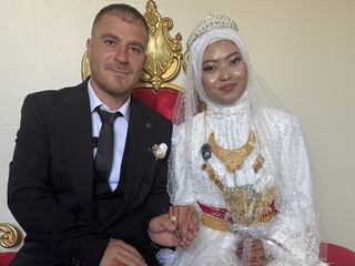 Endonezya'dan Hakkari'ye gelin geldi: Düğünde mutlu anlar yaşandı
