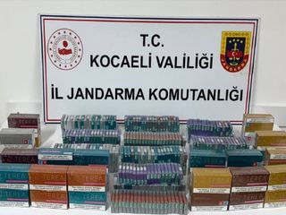 Gebze'de elektronik sigara ele geçirildi