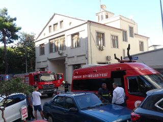 Samsun astsubay gazinosunda yangın paniği
