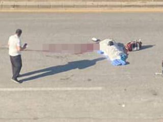 Ankara'da otomobillerin arasına sıkışan motosikletin sürücüsü öldü