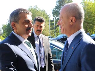 Bakan Tekin'den YÖK Başkanı Özvar’a 'hayırlı olsun' ziyareti