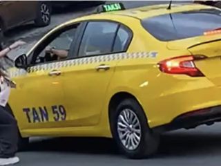 İstanbul'da tartıştığı kızı yumruk atarak bayıltan taksici gözaltına alındı