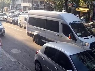 Tekirdağ'da 'yol verme tartışması' kamerada: Nacak ile saldırdı
