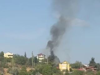 Karabük'te otluk alanda çıkan yangın evlere sıçramadan söndürüldü
