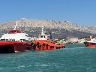 İzmir Çeşme'de gemi kazası