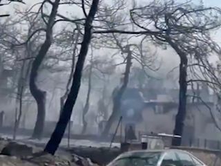 Çanakkale'de orman yangını paniği: Alevler evlere ulaştı