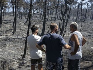 Çanakkale'de orman yangınında alevler içinde kaldılar: Site sakinleri korku dolu anları anlattı