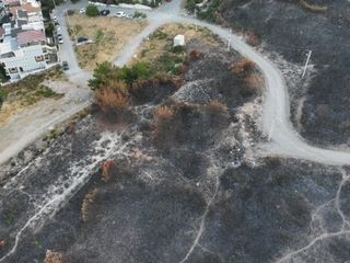 İzmir’de yanan alanlar drone'la görüntülendi