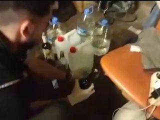 Kayseri'de sahte alkol üreten şahıs yakalandı