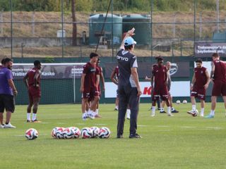 Trabzonspor'da Kasımpaşa mesaisi devam etti