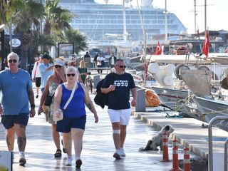 Bodrum'a kruvaziyer turizmi doludizgin devam ediyor