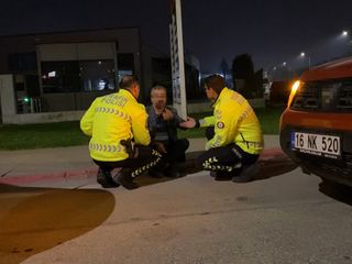 Bursa'da engelli sürücü alkollü çıktı, babası delirdi