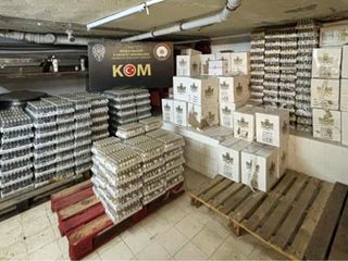 Muğla'da 28 bin 896 şişe gümrük kaçağı alkol ele geçirildi