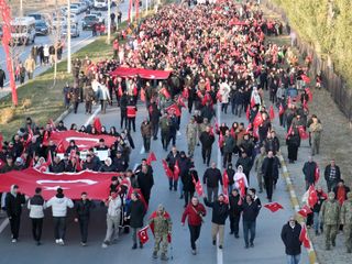 Erzurum'da 'Aziziye Destanı'nın 148. yılı' için yürüyüş düzenlendi
