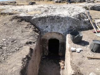 Adıyaman’daki antik kentte yeni oda mezar bulundu