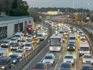 İstanbul'da akşam saatlerinde trafik yoğunluğu yüzde 89'a kadar çıktı