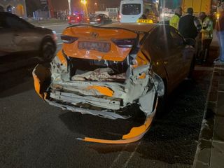 Ankara’da 5 araç birbirine girdi