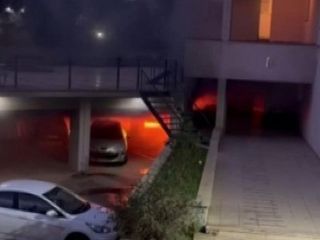 Kahramanmaraş’ta elektrikli otomobilde yangın