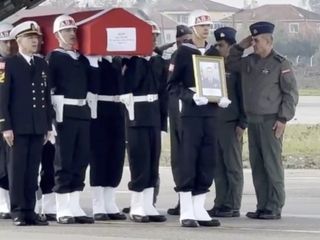 Düşen kargo uçağında şehit düşen Nuri Özcan’ın cenazesi memleketi Karabük'e getirildi