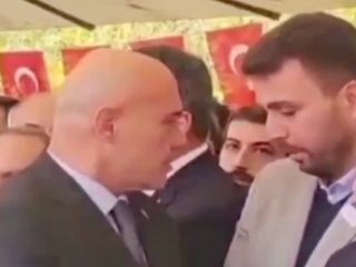 Balıkesir'deki şehit cenazesinde milletvekillerinin ön saf yarışı