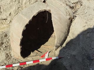 Denizli’de su borusu döşenirken insan kemikleri bulundu