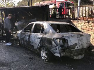 İstanbul'da korkutan garaj yangını