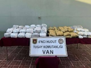 Van sınır hattında 109 kilogram uyuşturucu ele geçirildi