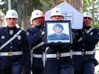 Hırvatistan'da düşen uçakta şehit olan pilot Hasan Bahar'a acı veda