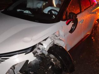 Kırklareli’nde yağışlı yolda zincirleme kaza meydana geldi