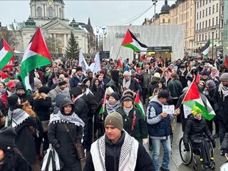 İsveç'te yüzlerce kişi sokağa indi: İsrail protesto edildi