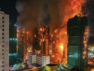 Hong Kong'da yangın faciası: 3 günlük yas ilan edildi