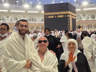 Mersin'de görme engelli çifte Umre sürprizi