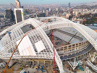 19 Mayıs Stadyumu'nun inşaatı hızla sürüyor