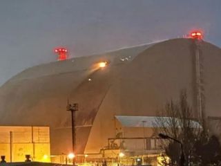 Çernobil’deki koruma kalkanı hasar gördü