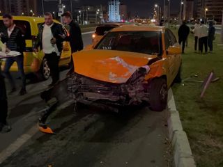 Kayseri'de alkollü sürücü kaza yaptı: Gazeteci çekerse alkolmetreyi üflemem