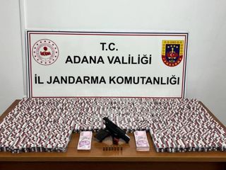 Adana'daki operasyonda 23 bin 876 uyuşturucu hap ele geçirdi