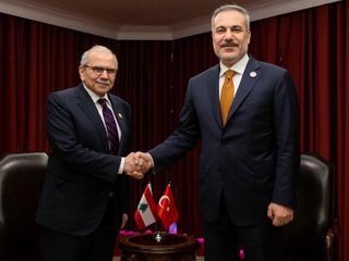 Hakan Fidan, Lübnan Başbakanı Salam ile bir araya geldi