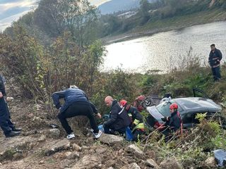 Ordu'da otomobille çarpışan motosikletli yaşlı çift hayatını kaybetti