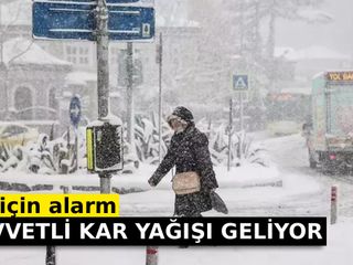 MGM haritayı güncelledi; 8 il için kuvvetli kar uyarısı…