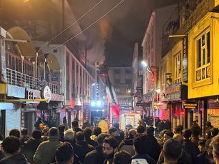 Van’da otelde yangın paniği